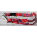 MLB Philadelphia Phillies Red 2 Logos Lanyard Detachable Buckle 23" L 3/4" W by Aminco