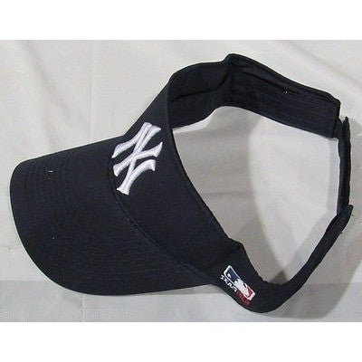 MLB New York Yankees Visor Cotton Twill Replica Adjustable Strap Adult
