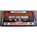 NCAA Georgia Bulldogs Chrome License Plate Frame Thick Letters
