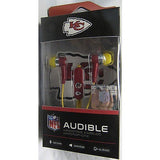 NFL Kansas City Chiefs Team Logo Earphones with Microphone by MIZCO