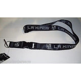 NHL Los Angeles Kings Black Lanyard Detachable Buckle 23" L 3/4" W by Aminco