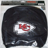 NFL Kansas City Chiefs Headrest Cover Embroidered Logo Set of 2 by Team ProMark