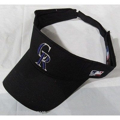 MLB Colorado Rockies Visor Cotton Twill Replica Adjustable Strap Adult