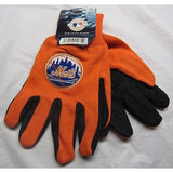 MLB New York Mets Round Logo Orange Palm Utility Work Gloves by McArthur