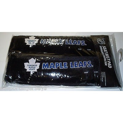 NHL Toronto Maple Leafs Velour Seat Belt Pads 2 Pack by Fremont Die