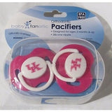 NCAA Kentucky Wildcats Pink Pacifiers Set of 2 w/ Solid Shield in Case