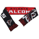 NFL 2015 Reversible Split Logo Scarf Atlanta Falcons 64" by 7" FOCO