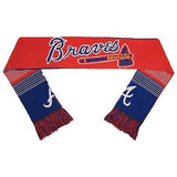MLB 2015 Reversible Split Logo Scarf Atlanta Braves 64" x 7" by FOCO