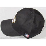 MLB Oakland Athletics A's Adult Cap Curved Brim Raised Replica Cotton Twill Hat Alt Black