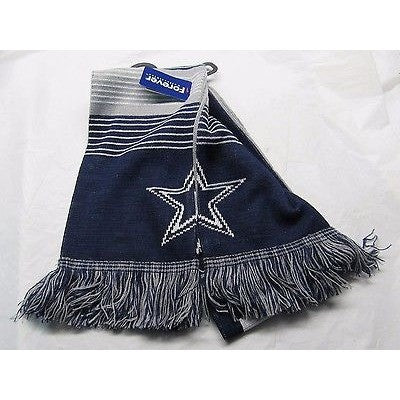NFL 2015 Reversible Split Logo Scarf Dallas Cowboys 64" by 7" FOCO