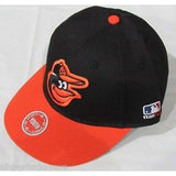 MLB Baltimore Orioles Youth Cap Flat Brim Raised Replica Cotton Twill Hat