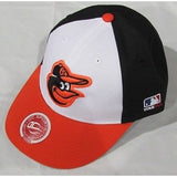 MLB Baltimore Orioles Youth Cap Flat Brim Raised Replica Cotton Twill Hat Home