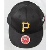 MLB Pittsburgh Pirates Youth Cap Flat Brim Raised Replica Cotton Twill Hat