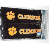 NCAA Clemson Tigers Velour Seat Belt Pads 2 Pack by Fremont Die