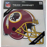 NFL 12 INCH AUTO MAGNET WASHINGTON REDSKINS HELMET