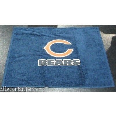 NFL Chicago Bears Logo and Name Fan Towel Navy 15" by 25" by WinCraft