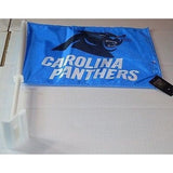 NFL Carolina Panthers Logo on Carolina Blue Window Car Flag