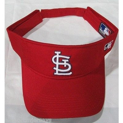 MLB St. Louis Cardinals Visor Cotton Twill Replica Adjustable Strap Adult