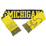 NCAA 2015 Reversible Split Logo Scarf Michigan Wolverines 64" by 7" FOCO