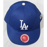 MLB Los Angeles Dodgers Youth Cap Flat Brim Raised Replica Cotton Twill Hat