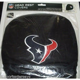 NFL Houston Texans Headrest Cover Embroidered Logo Set of 2 by Team ProMark