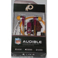 NFL Washington Redskins Team Logo Earphones with Microphone by MIZCO