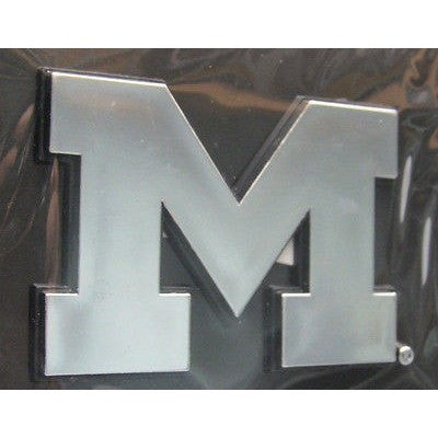 NCAA Michigan Wolverines 3-D Auto Team Chrome Emblem By Team ProMark