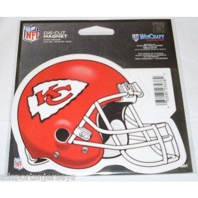 NFL Kansas City Chiefs Helmet 4 inch Auto Magnet by WinCraft