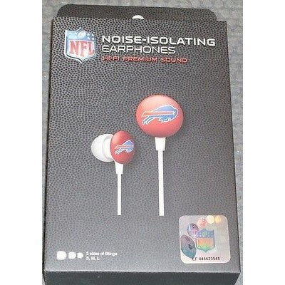 NFL iHip Team Logo Earphones Buffalo Bills