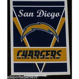 NFL San Diego Chargers 28"x40" Team Vertical House Flag 1 Sided