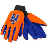MLB New York Mets Color Palm 2-Tone Utility Work Gloves by FOCO