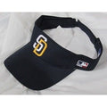 MLB San Diego Padres 2 Color Logo Visor Cotton Twill Replica Adjustable Strap Adult