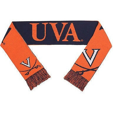 NCAA 2015 Reversible Split Logo Scarf Virginia Cavaliers 64" by 7" FOCO