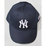 MLB New York Yankees Adult Cap Flat Brim Raised Replica Cotton Twill Hat