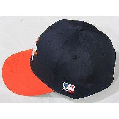 MLB Houston Astros Adult Cap Flat Brim Raised Replica Cotton Twill Hat