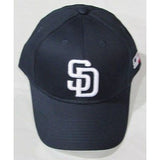 MLB San Diego Padres Adult Cap Curved Brim Raised Replica Cotton Twill Hat Navy
