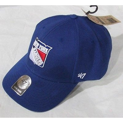 NHL New York Rangers 47' Brand MVP Adjustable Strap Closure Hat Blue