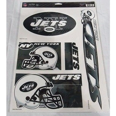 NFL New York Jets Ultra Decals Set of 5 By WINCRAFT