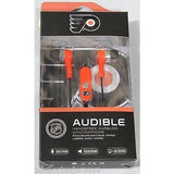 NHL Philadelphia Flyers Team Logo Earphones with Microphone by MIZCO