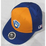 MLB Milwaukee Brewers Adult Cap Cooperstown Raised Replica Cotton Twill Hat