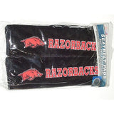 NCAA Arkansas Razorbacks Velour Seat Belt Pads 2 Pack by Fremont Die