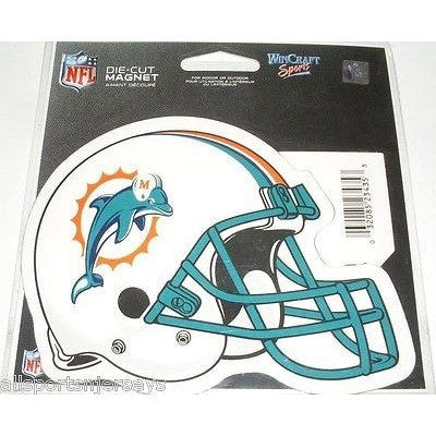 NFL Miami Dolphins Old Logo Helmet 4 inch Auto Magnet by WinCraft