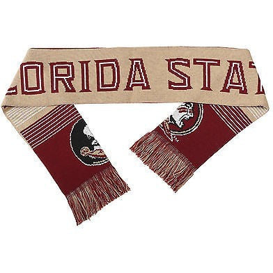 NCAA 2015 Reversible Split Logo Scarf Florida State Seminoles 64" by 7" FOCO