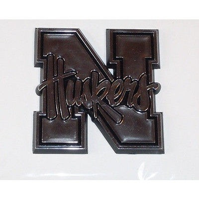 NCAA Nebraska Cornhuskers Alt Logo 3-D Auto Team Chrome Emblem Team ProMark