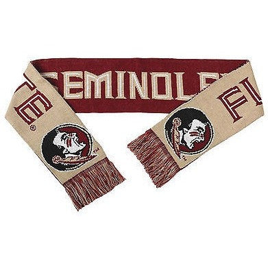 NCAA 2015 Reversible Split Logo Scarf Florida State Seminoles 64" by 7" FOCO