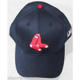 MLB Boston Red Sox Adult Cap Curved Brim Raised Replica Cotton Twill Hat
