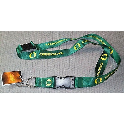 NCAA OREGON DUCKS Red Lanyard Detachable Buckle 23" L 3/4" W by Aminco