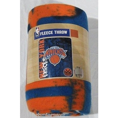 NBA New York Knicks 50" by 60" Rolled Fleece Blanket Hard Knocks Design