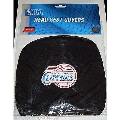 NBA Los Angeles Clippers Headrest Cover Embroidered Old Logo Set of 2 by Team ProMark
