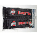 NCAA Ohio State Buckeyes Velour Seat Belt Pads 2 Pack by Fremont Die